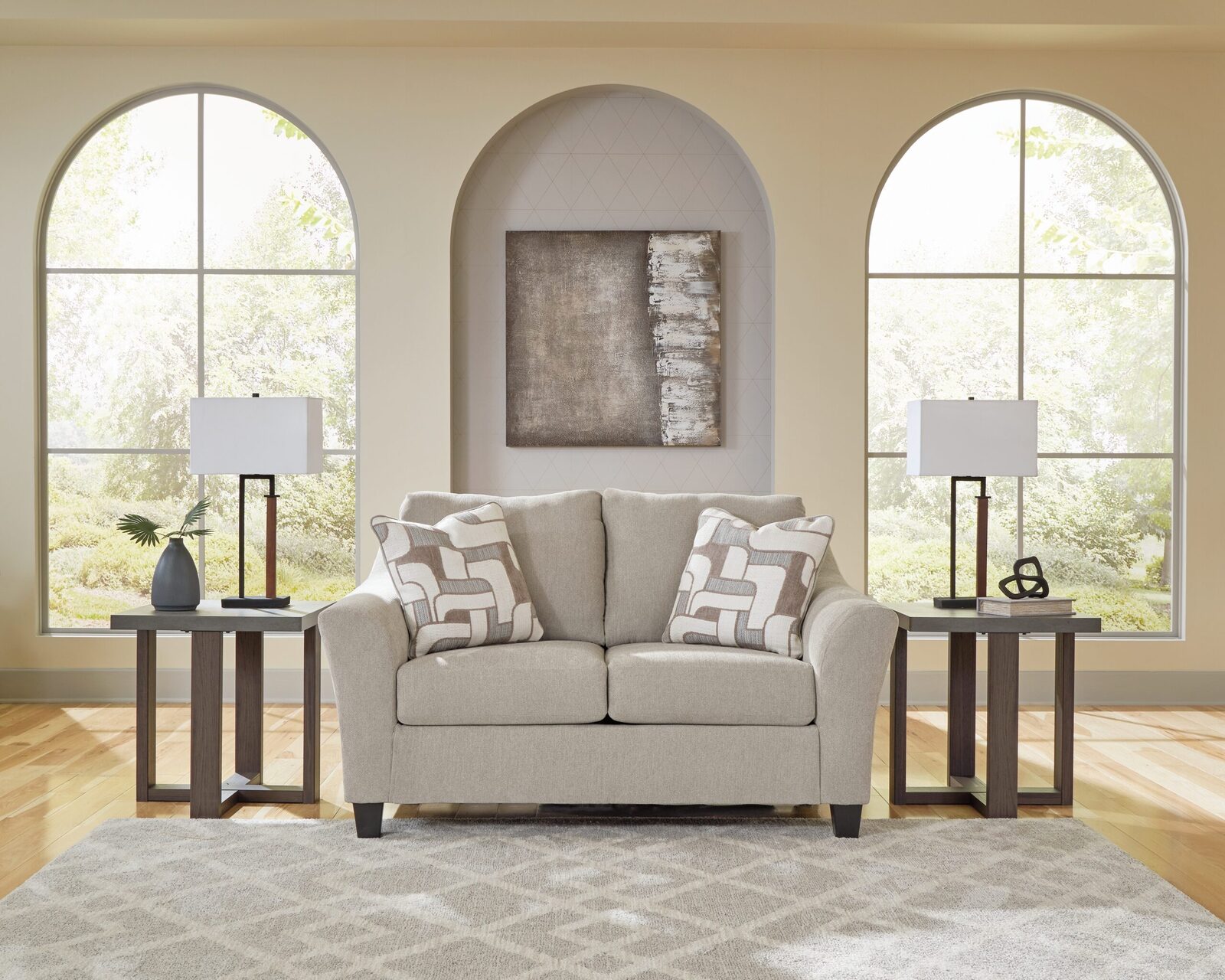Willarae - 2 Pc. - Sofa, Loveseat - Taupe - Image 5
