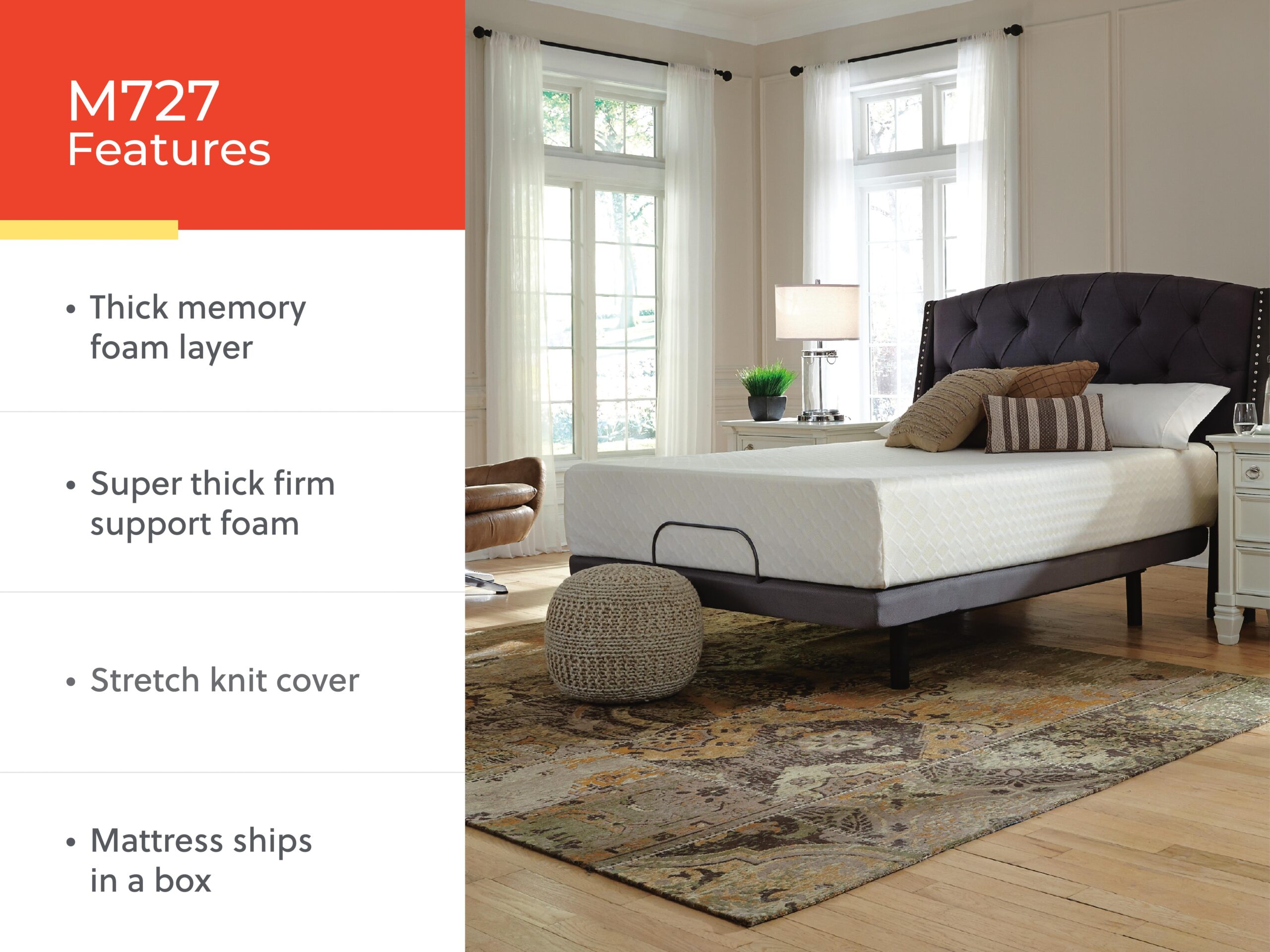 Chime 12 Inch Memory Foam - Memory Foam Mattress - Image 17