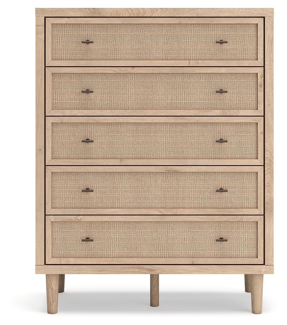 Cielden - Five Drawer Wide Chest - Two-Tone - Image 5