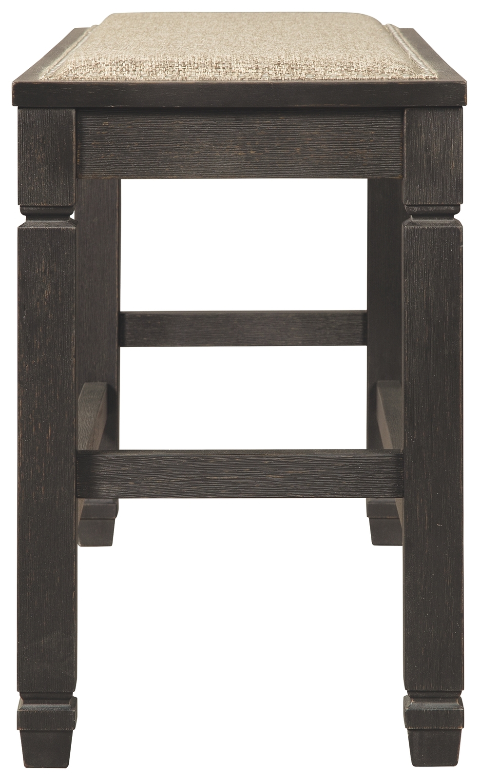 Tyler Creek - DBL Counter UPH Bench - Antique Black - Image 6