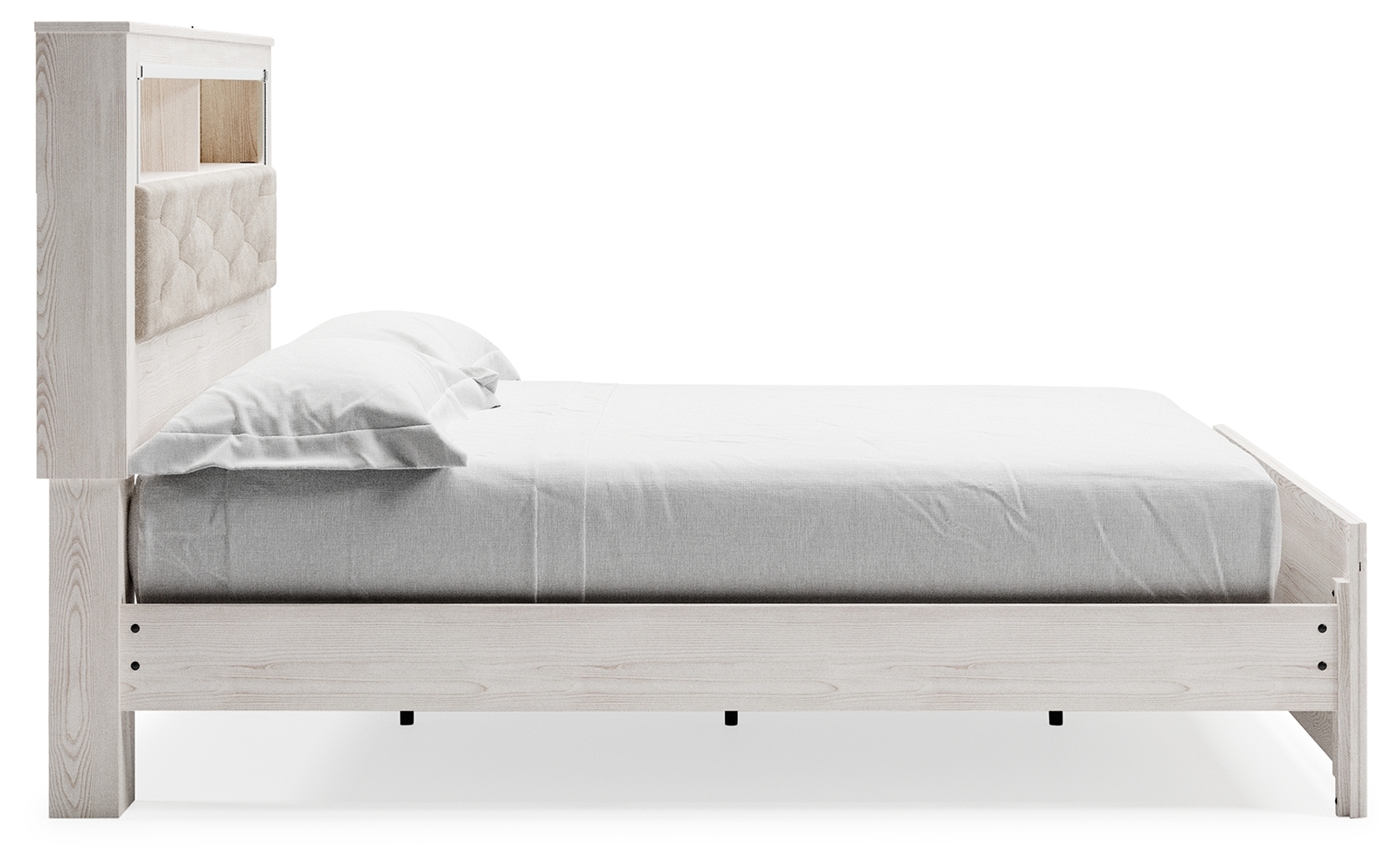 Altyra - King Bookcase Panel Bed - White - Image 5