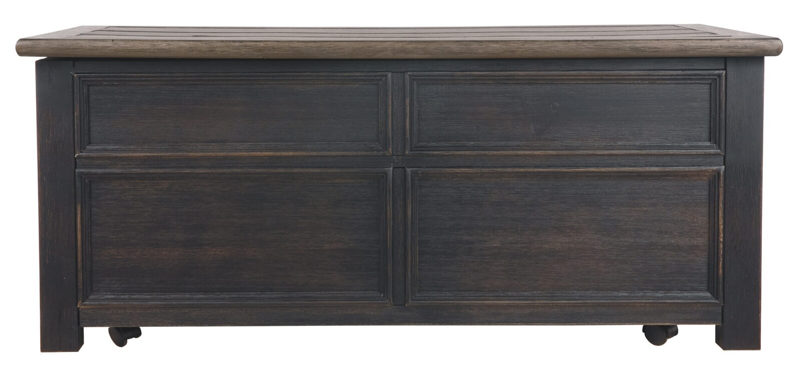 Tyler Creek - Lift Top Cocktail Table - Grayish Brown / Black - Image 7