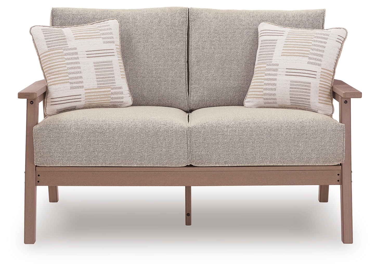 Grover Beach - Loveseat With Cushion - Driftwood - Image 3