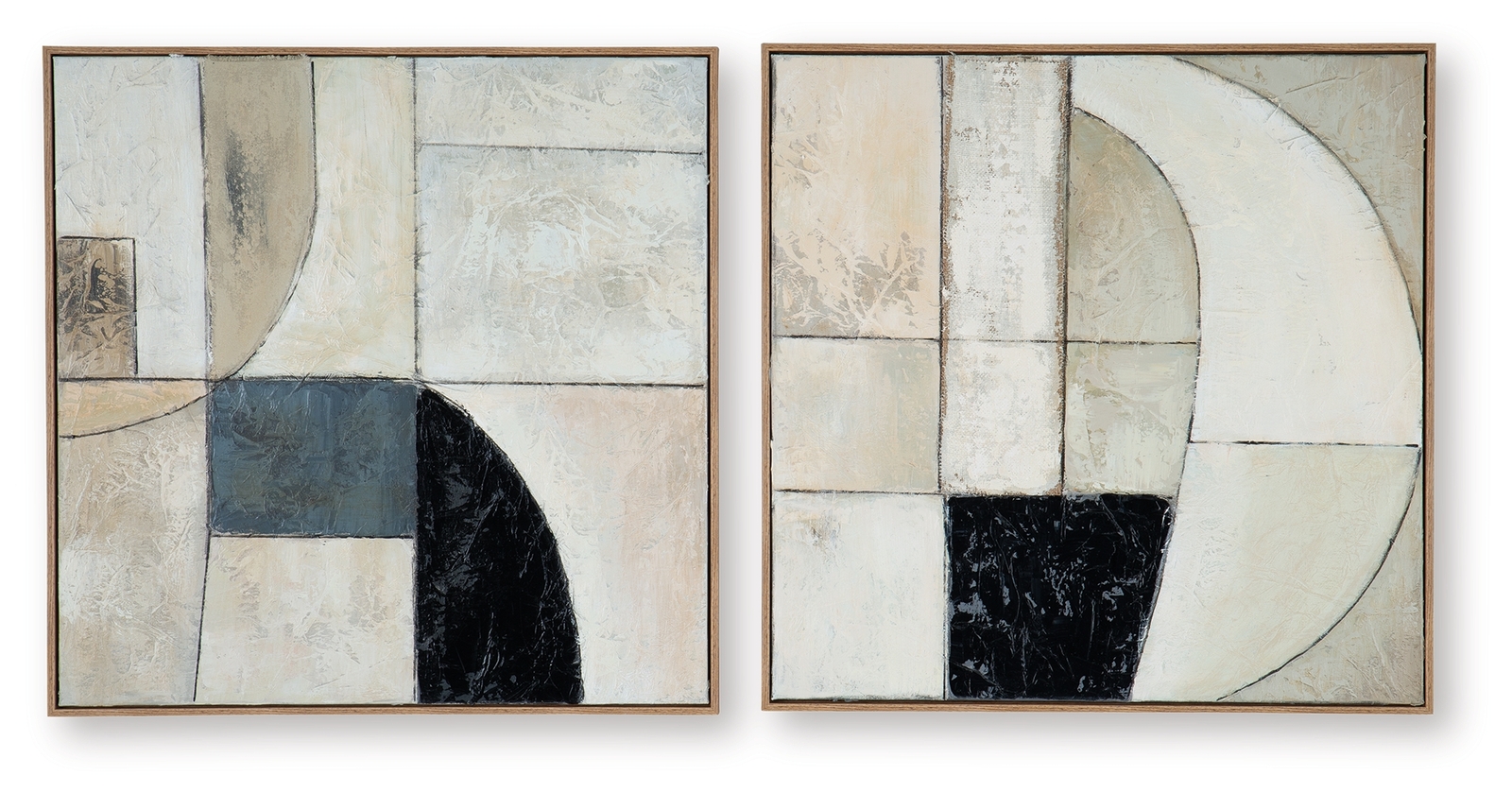 Bexlen - Wall Art Set (Set of 2) - Tan / Taupe / Black - Image 5