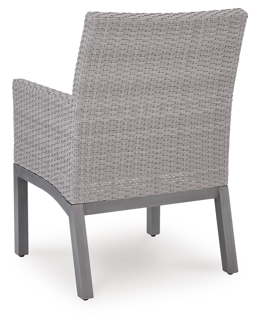 Half Moon Beach - Arm Chair With Cushion (Set of 2) - Blue / Gray - Image 5