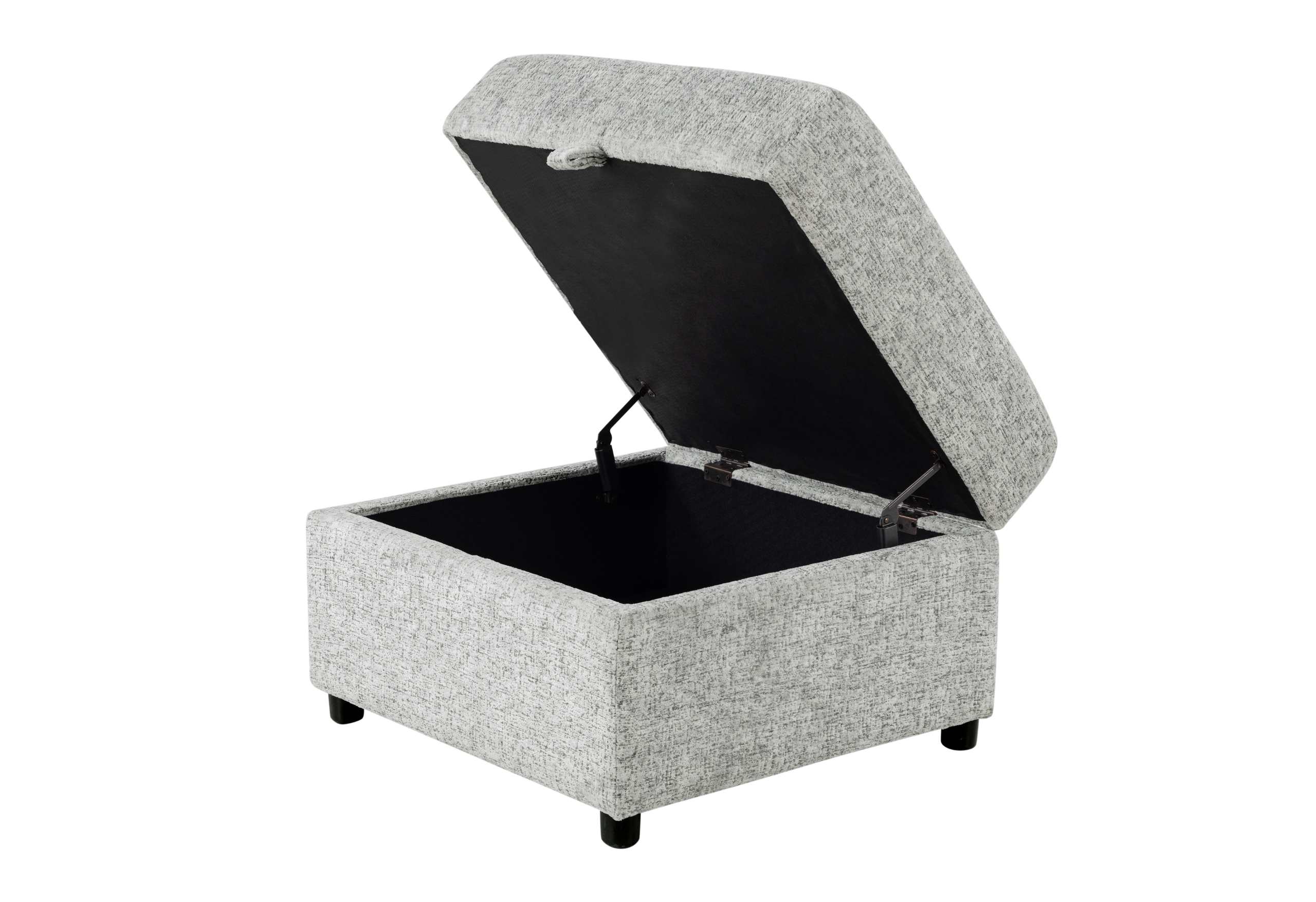 U9401 - Ottoman With Storage - Nickel - Image 2