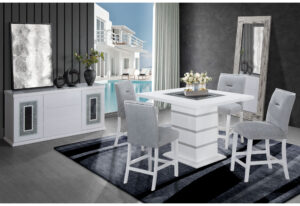 Monaco - Dining Room Set - White
