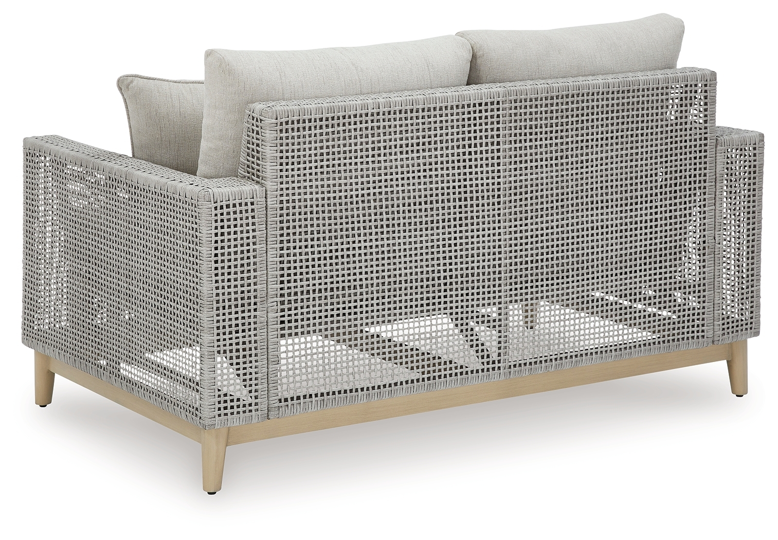Seton Creek - Loveseat With Cushion - Gray - Image 5