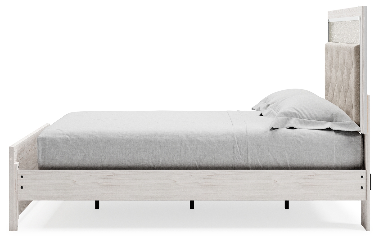 Altyra - Queen Panel Bed With Roll Slats - White - Image 6