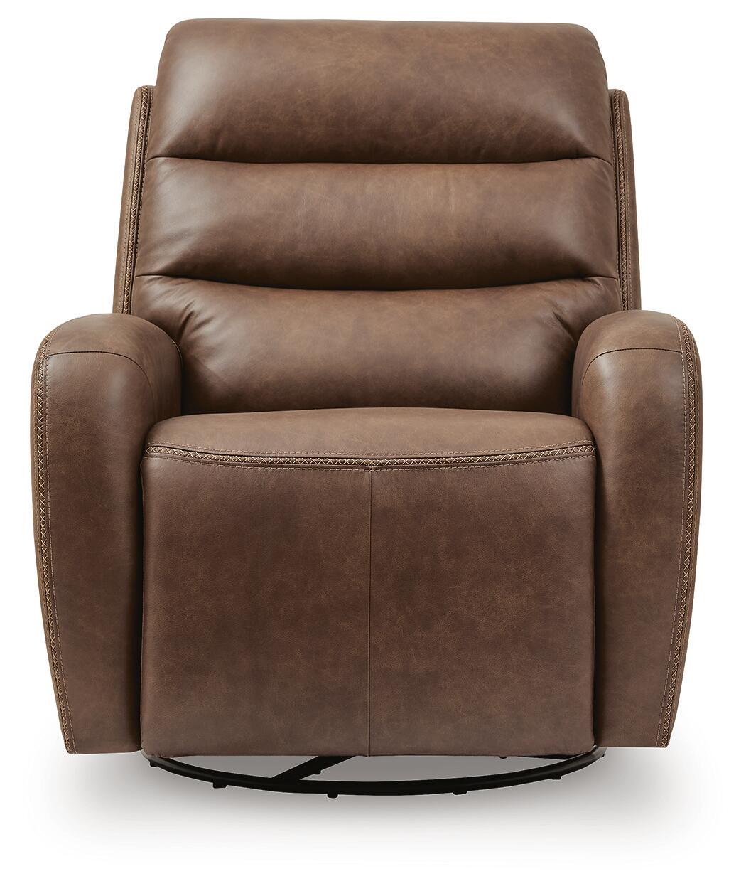 Motion-Max - Swivel Glider Power Recliner - Saddle - Image 4