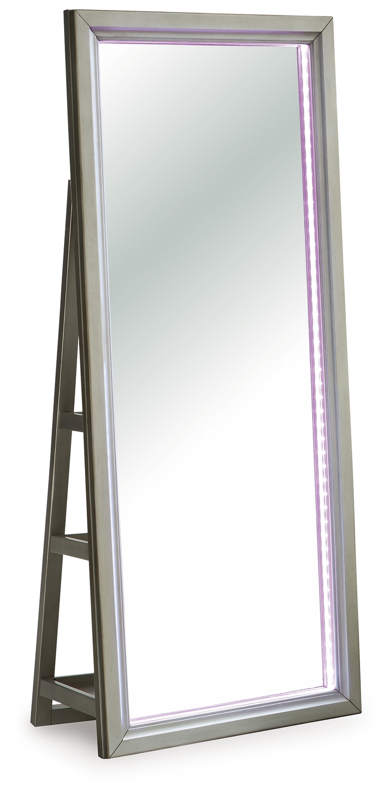 Evesen - Floor Standing Mirror With Storage - Champagne - Image 14