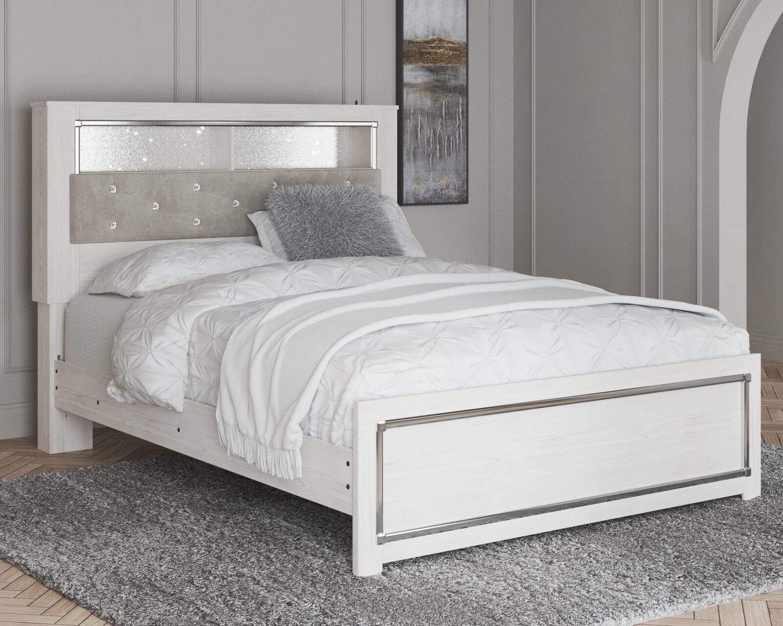 Altyra - Panel Bookcase Bedroom Set - Image 7