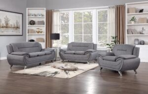 Essentials Package ( sofa, loveseat, chair, Tv stand, Coffee table, and Rug)