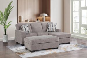 Savings Package (Sofa Chaise *not include ottoman*, Tv Stand, Dining table & 4 chairs,  Queen/Full Mattress & Foundation, Bed, dresser, and mirror)