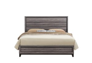 Elite Package Bedroom Set (Bed, Dresser, Mirror, chest, and nightstand), Mattress, Box, and rug