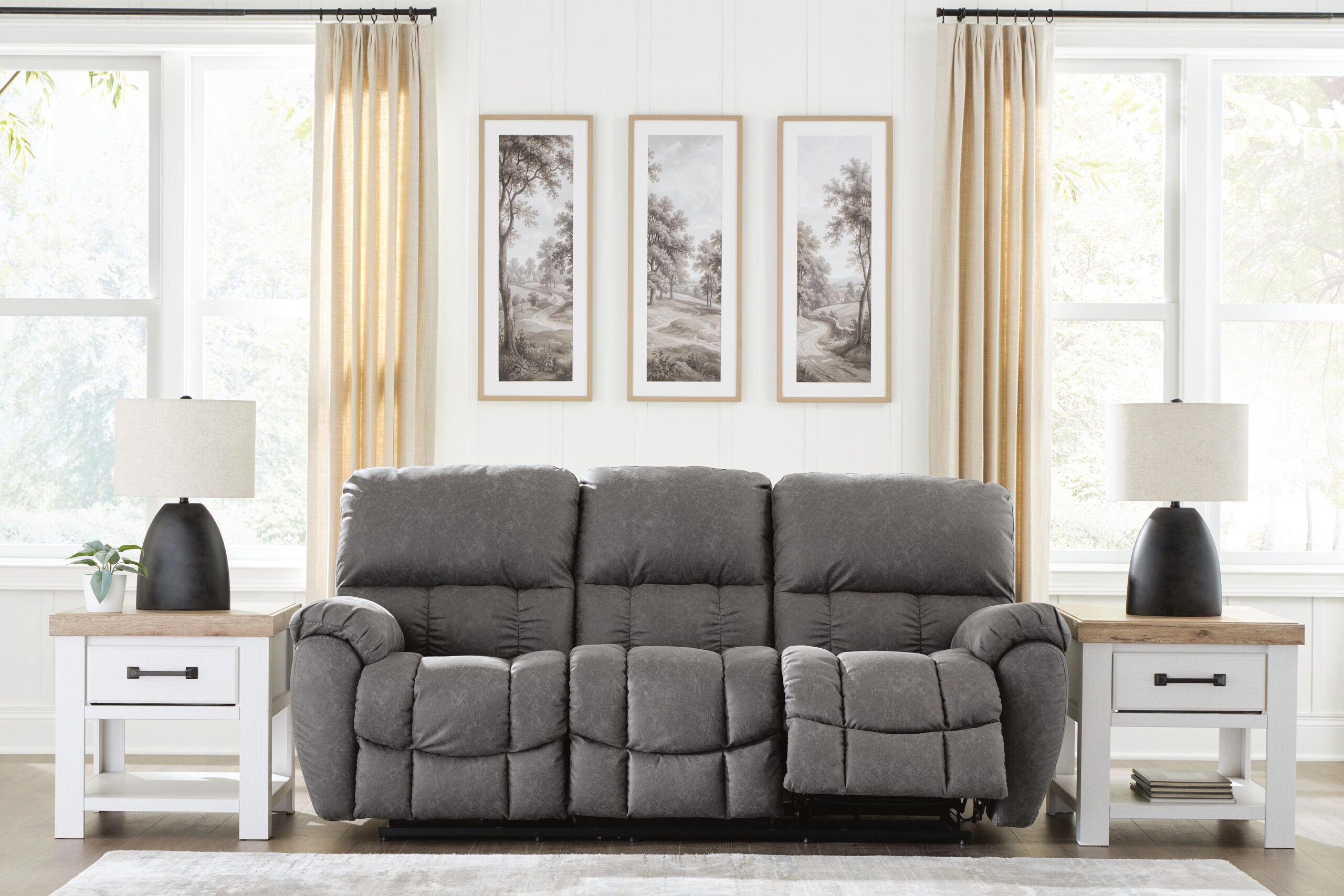 Bakerstein - Power Reclining Sofa With Adjustable Headrest - Galaxy - Image 7