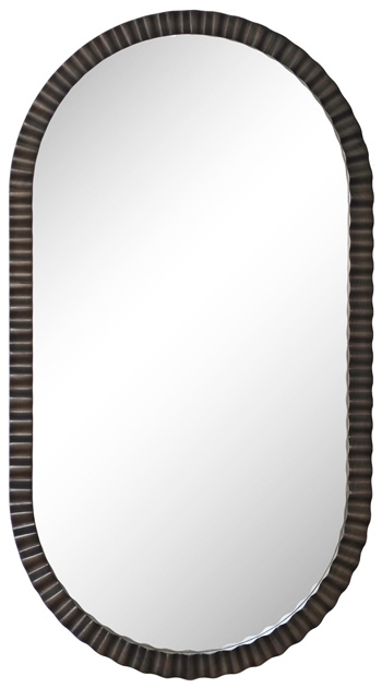Clorington - Accent Mirror - Dark Brown