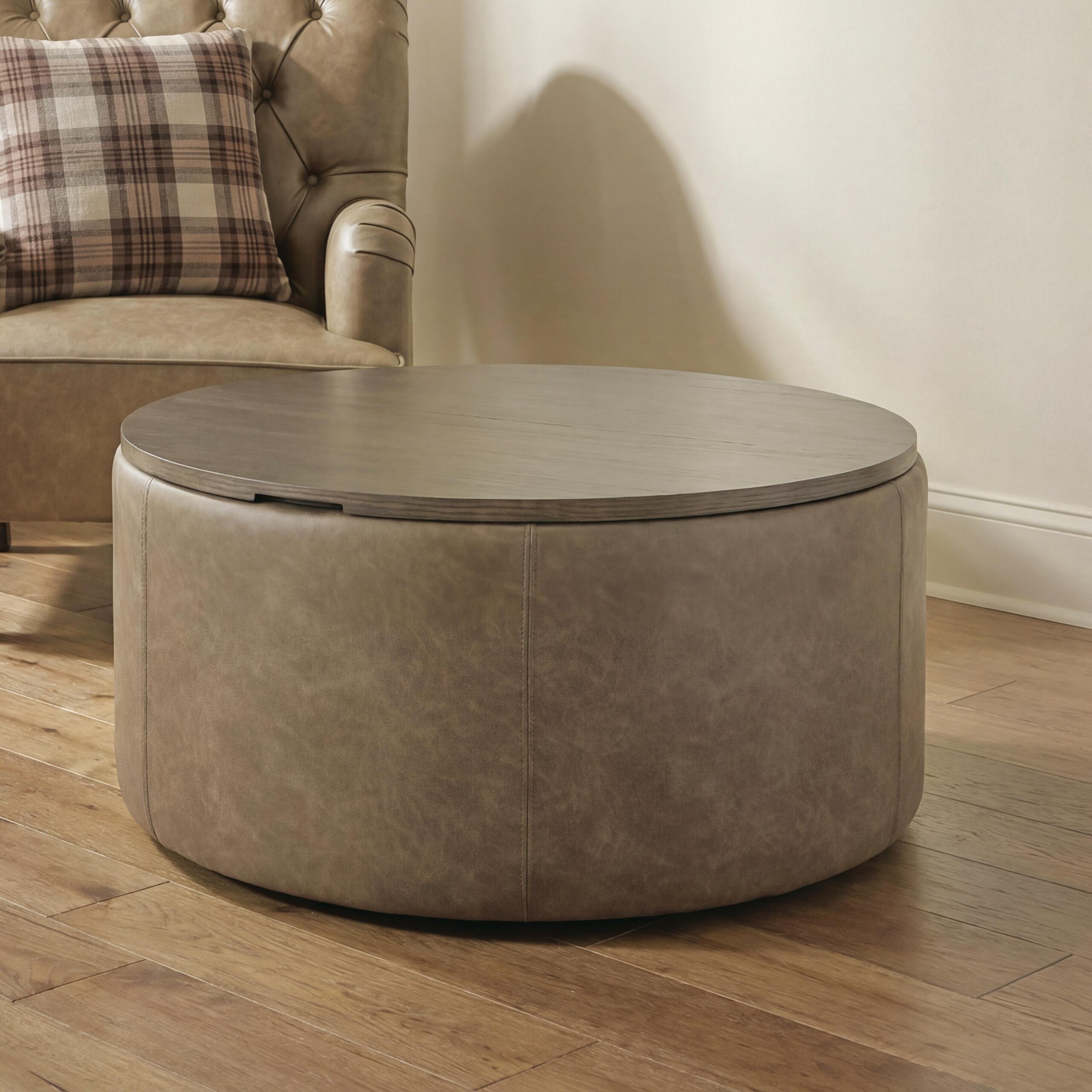 Bethanstone - Storage Ottoman - Warm Brown - Image 2