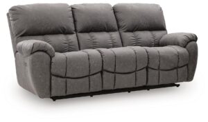 Bakerstein - Power Reclining Sofa With Adjustable Headrest - Galaxy