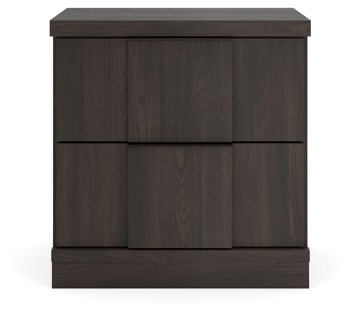 Shaehartin - Two Drawer Night Stand - Dark Brown - Image 5